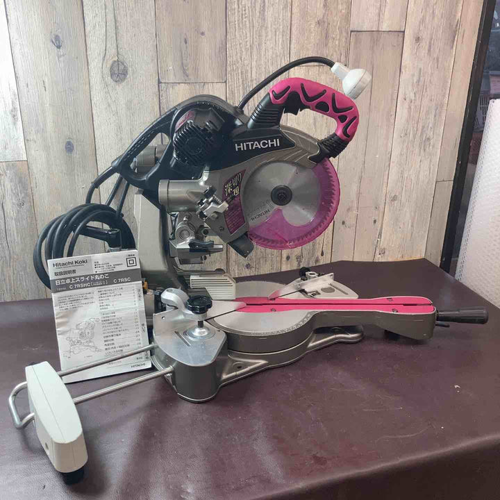 【中古品】 ハイコーキ(HIKOKI ※旧:日立工機) 卓上スライド丸のこ C7RSHC 【東大和店】