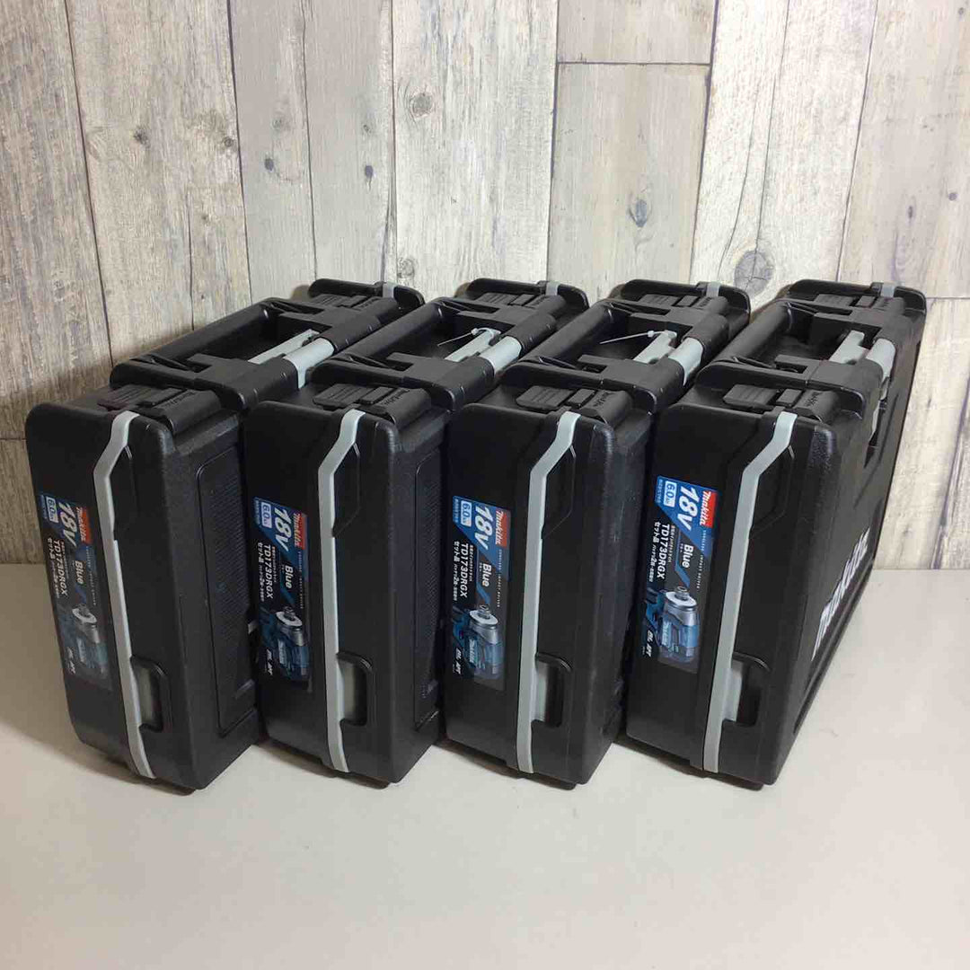 【未使用品】 マキタ makita コードレス インパクトドライバー TD173DRGX TD173DRGXB TD173DRGXO 4台セット 青 ブルー インパクト 【戸田店】