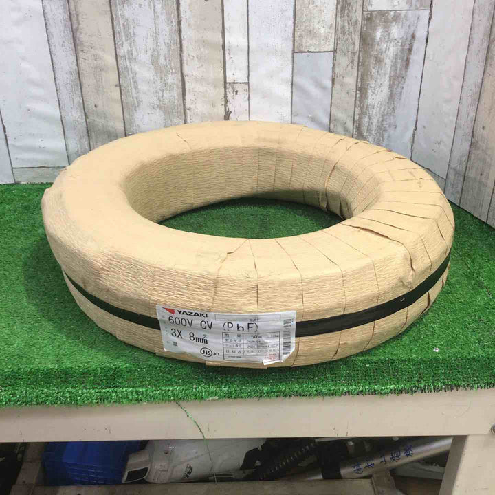 YAZAKI CVケーブル 3C×8sq 50m巻 2026年4月製【町田店】