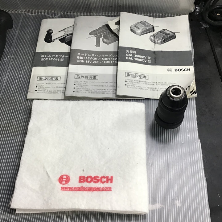 【中古美品】BOSCH(ボッシュ) 充電式ハンマードリル GBH18V-26GDE【草加店】