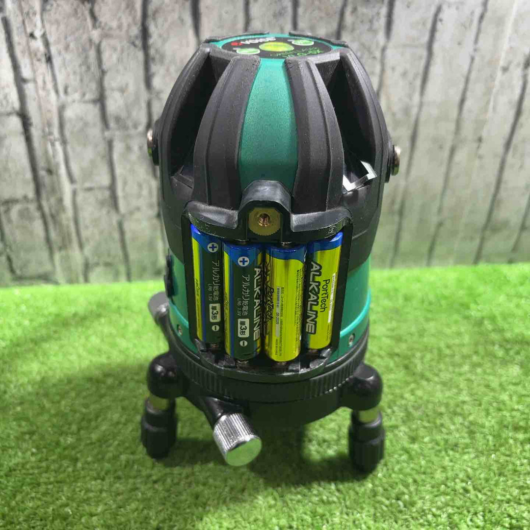 ◇VOICE レーザー墨出し器 5ライングリーンレーザー 矩十字・横 VLG-5X【川口店】