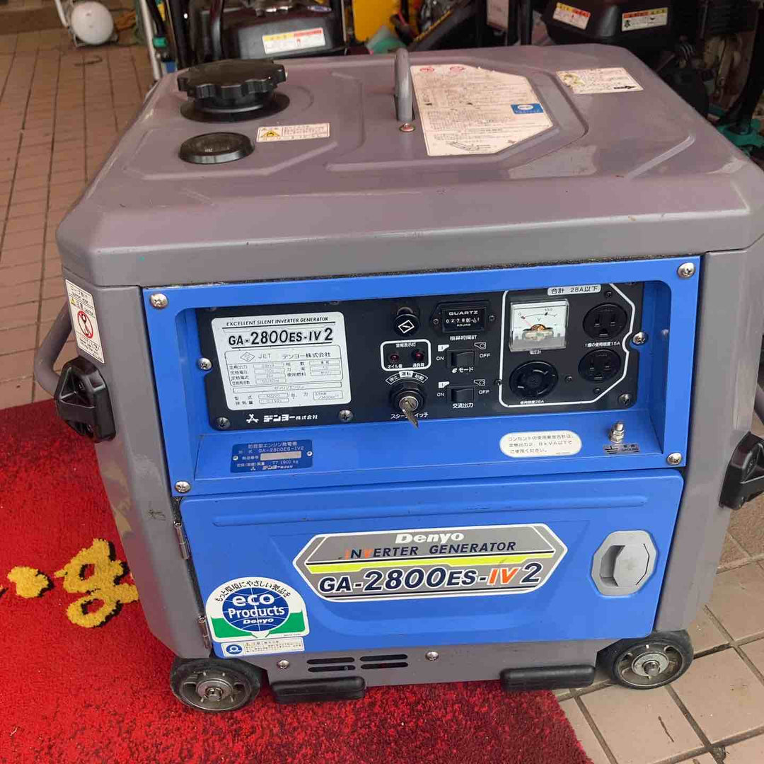 【店頭受取り限定】★デンヨー(Denyo) インバーター発電機 GA-2800ES-IV2【草加店】
