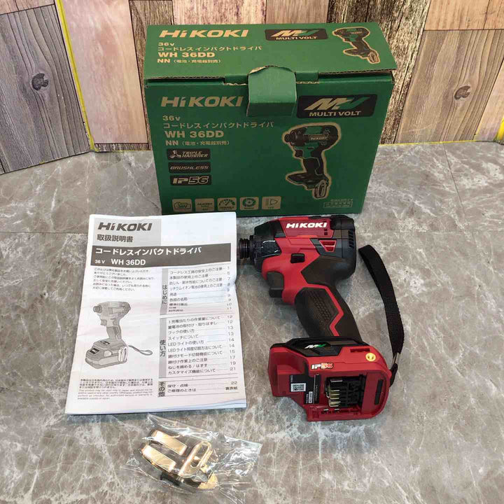 ★ハイコーキ(HIKOKI ※旧:日立工機) コードレスインパクトドライバ WH36DD(NNR)【八潮店】