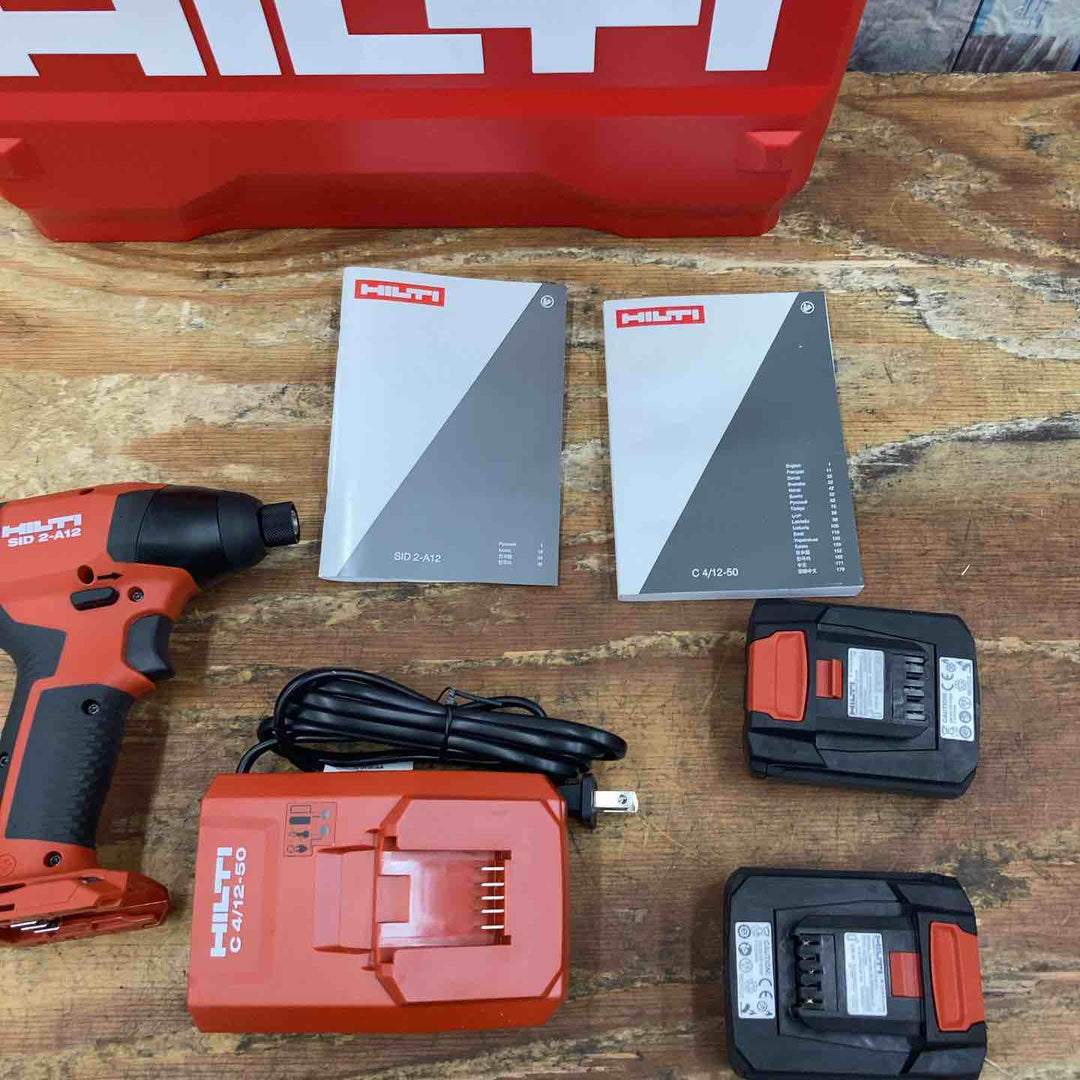 ◇ヒルティ(HILTI) コードレスインパクトドライバ SID 2-A12 本体のみ【柏店】