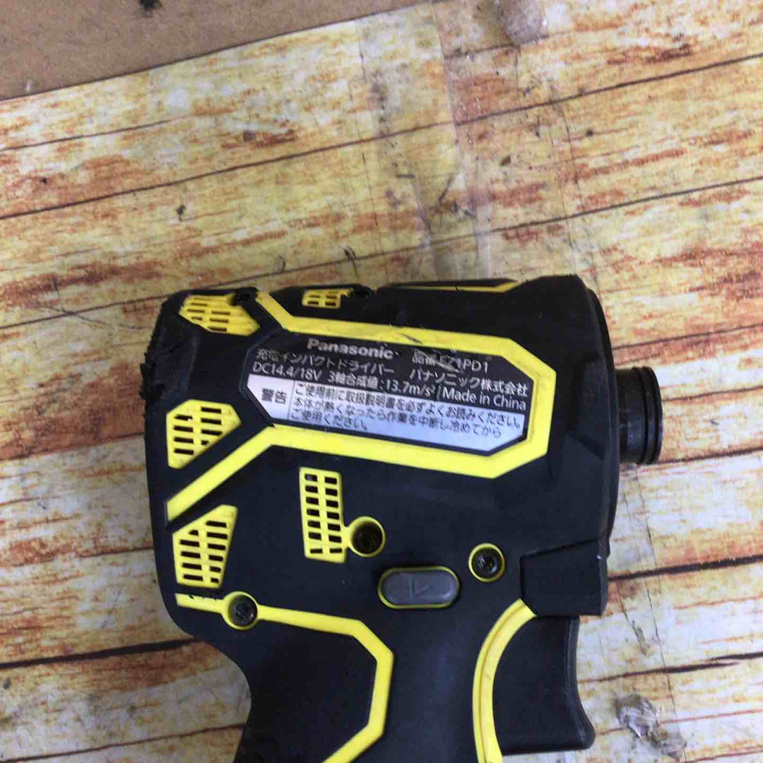 パナソニック/Panasonic 充電インパクトドライバー EZ1PD1 デュアル(14.4V/18V対応) EXENA イエロー EZ1PD1J18A1Y【川崎店】