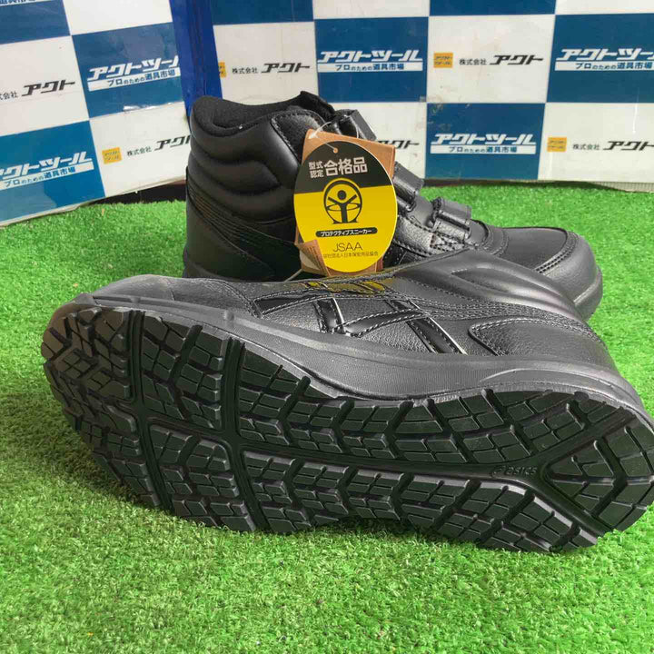 [アシックス] ワーキング 安全/作業靴 作業靴 ウィンジョブCP302 ブラック/ブラック 25.5 cm【草加店】