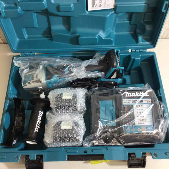 【未使用品】★純正バッテリー2個&充電器付き フルセット★マキタ(makita) 125mmコードレスディスクグラインダ GA520DRGX【戸田店】