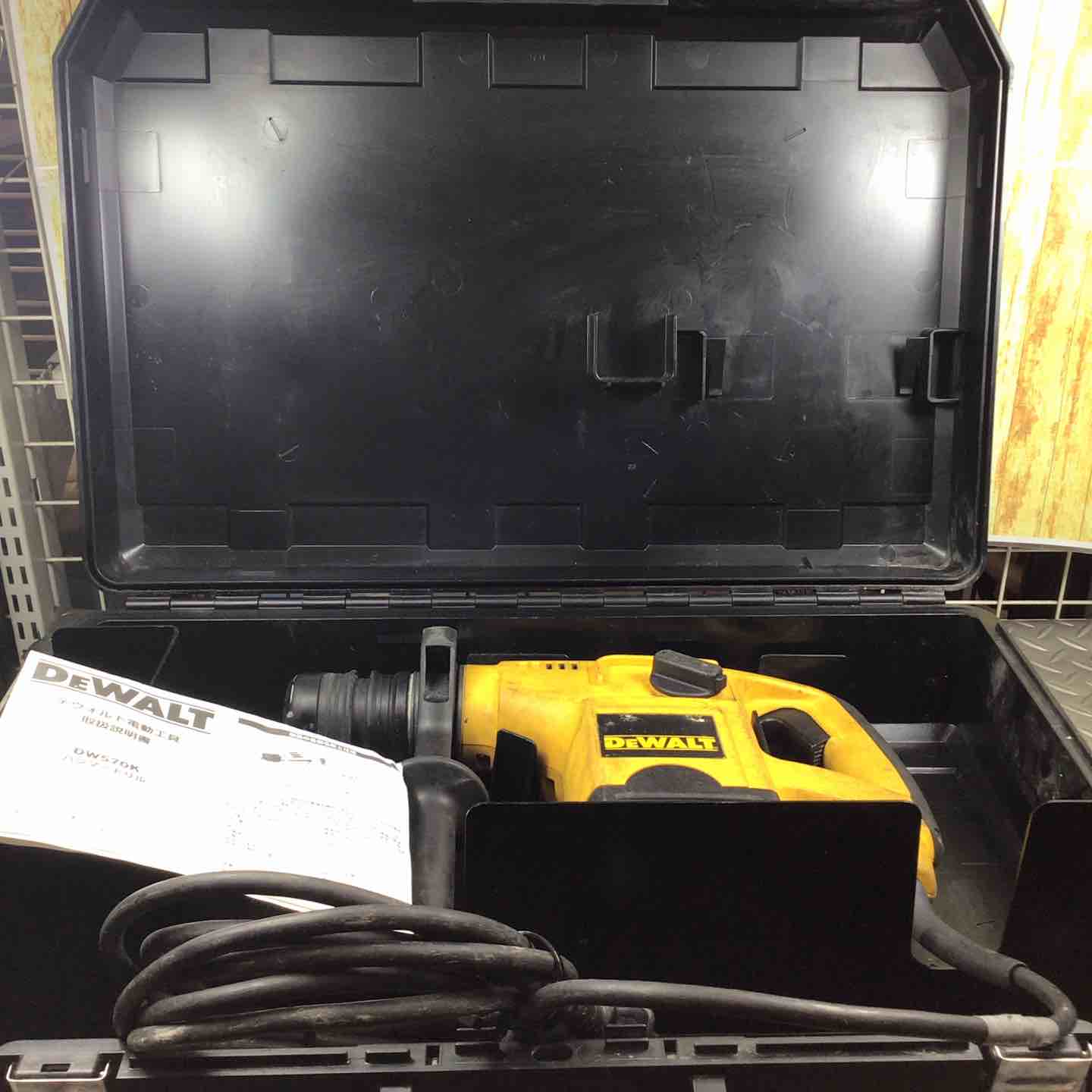 ▲中古品デウォルトハンマドリルDW570K▲ デウォルト(DEWALT) ハンマドリル DW570K【川崎店】 – アクトツール