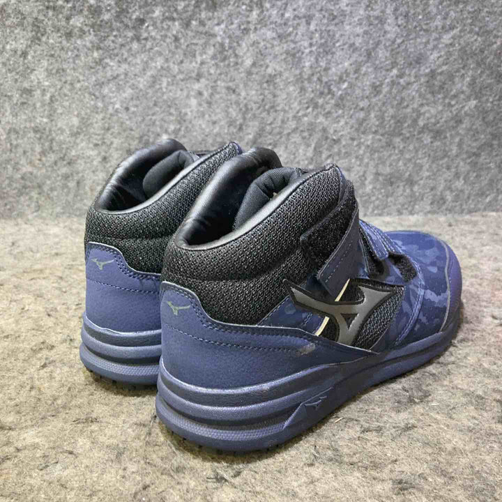 ミズノ　ワークシューズ 安全靴 オールマイティ LSⅡ21M ネイビー×ダークシルバー 27.0 cm 3E【桶川店】