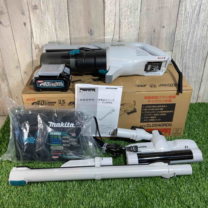 ★マキタ(makita) 40Vmax コードレスクリーナー CL004GRDG 純正バッテリー1個付【戸田店】