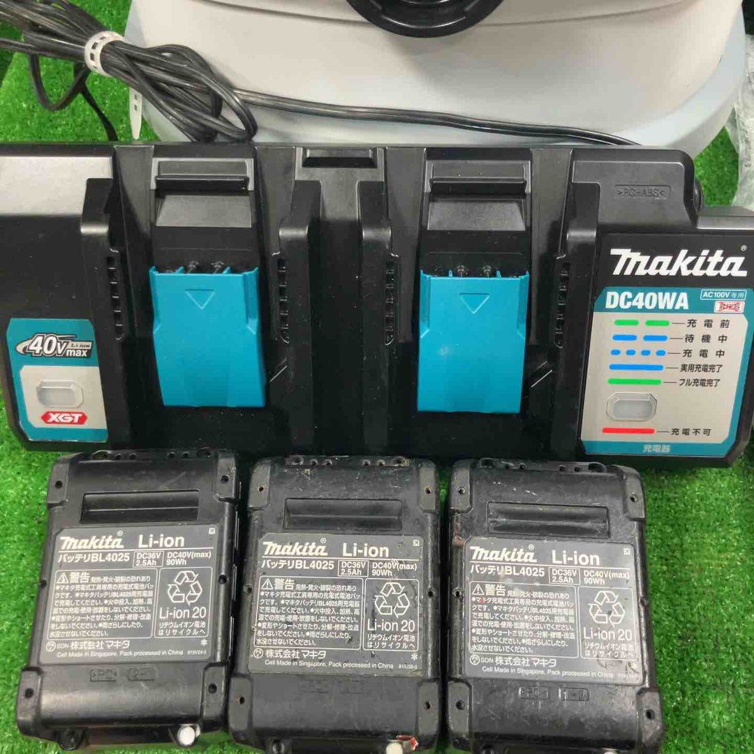マキタ 40V 集じん機&マルノコ フルセット！VC004GZ KS001GZ バッテリー3個・充電器【草加店】