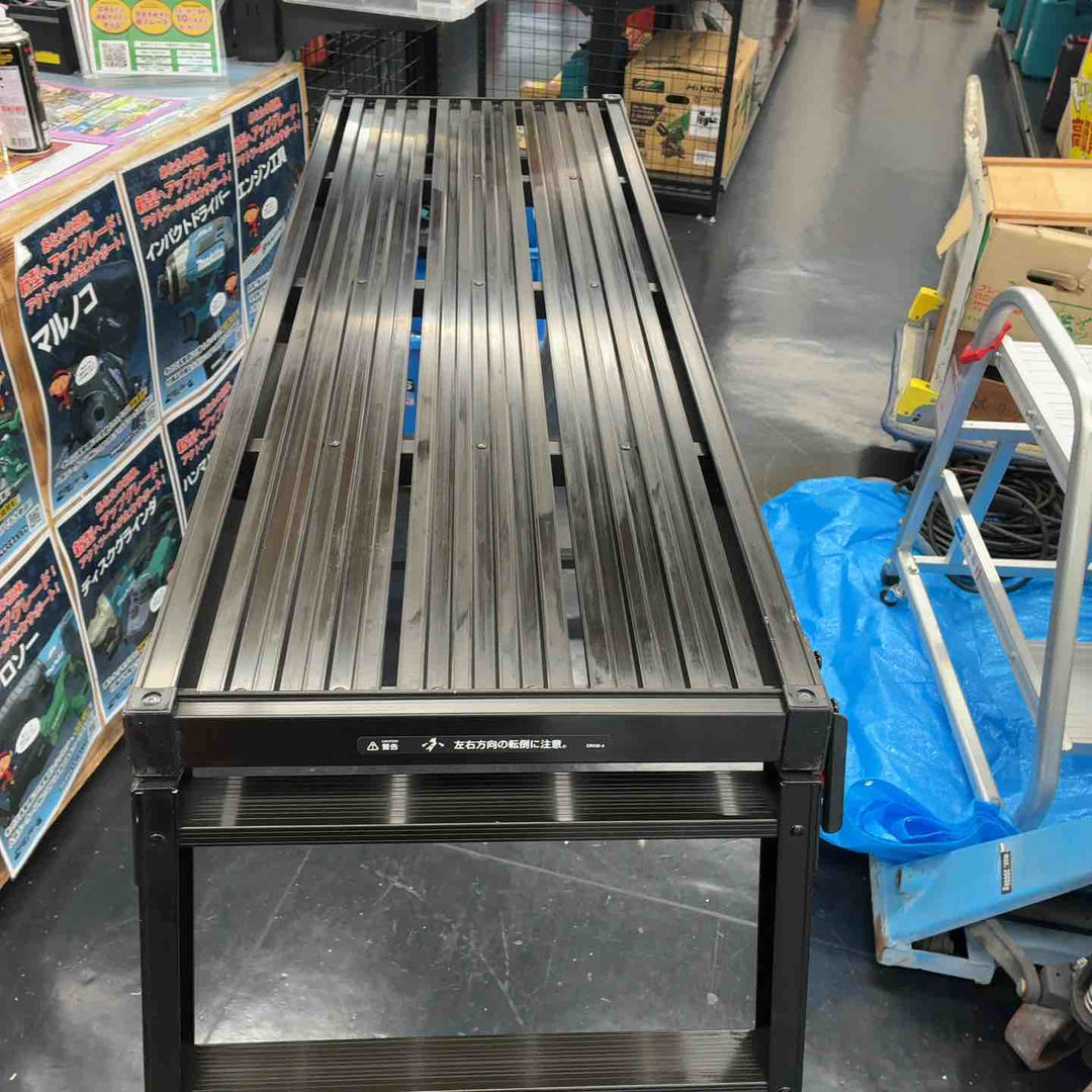 ◇長谷川工業(Hasegawa) BLACK LABEL 脚部伸縮足場台 DRSWB-1200 (1.01~1.23m) (10061)【藤沢店】