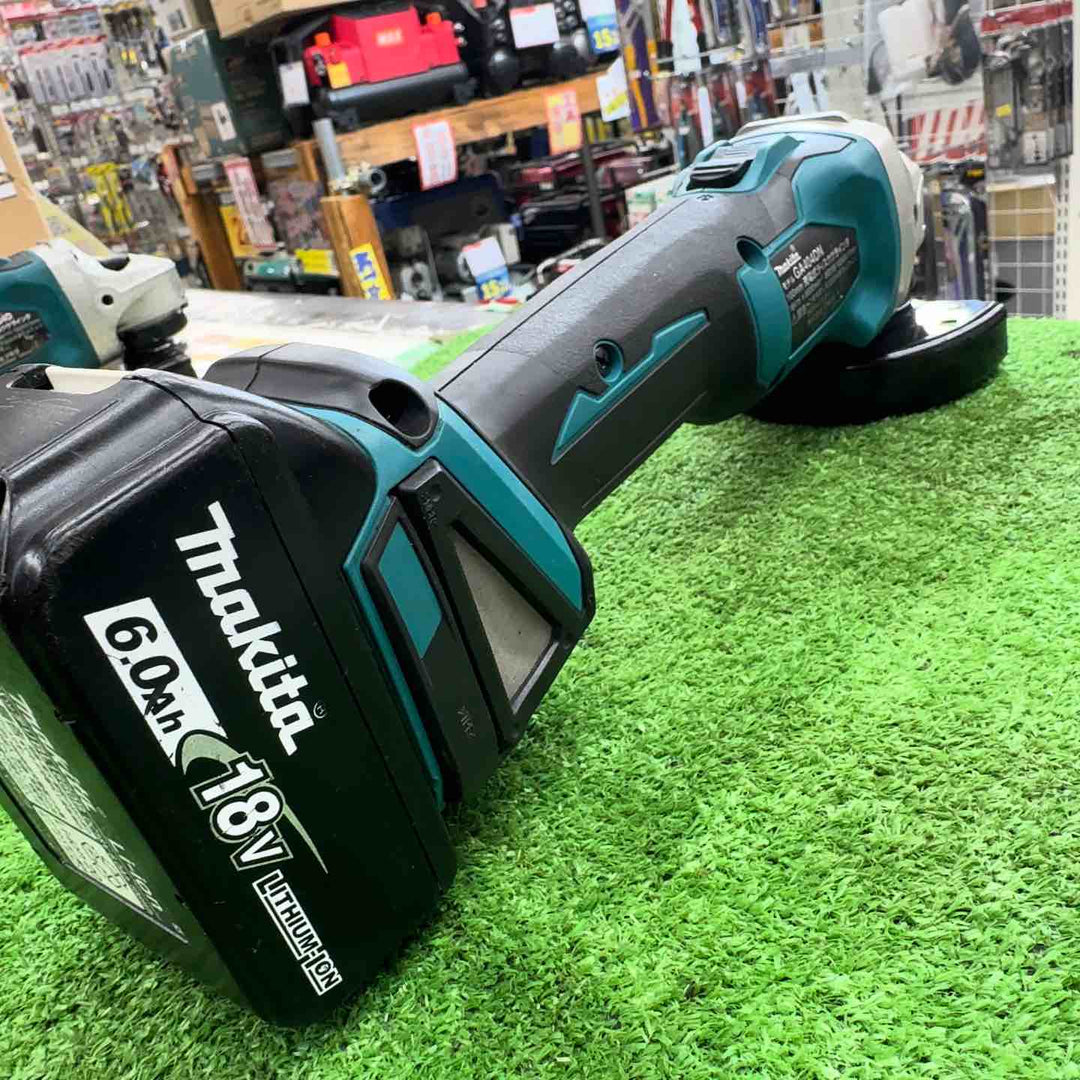 【中古】 マキタ makita 18V 100mm コードレスディスクグラインダ GA404DZ 本体 + バッテリ  BL1860B 切削 研磨 【桶川店】