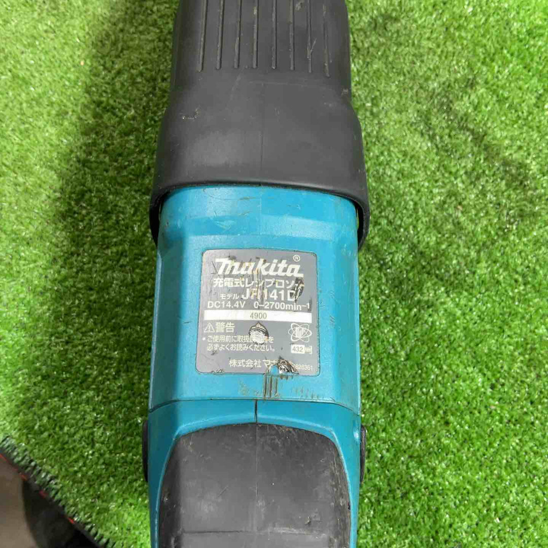 ★マキタ(makita) コードレスレシプロソー JR141DRF 状態要確認 14.4V3.0Ahバッテリー 、充電器、ケース【川口店】