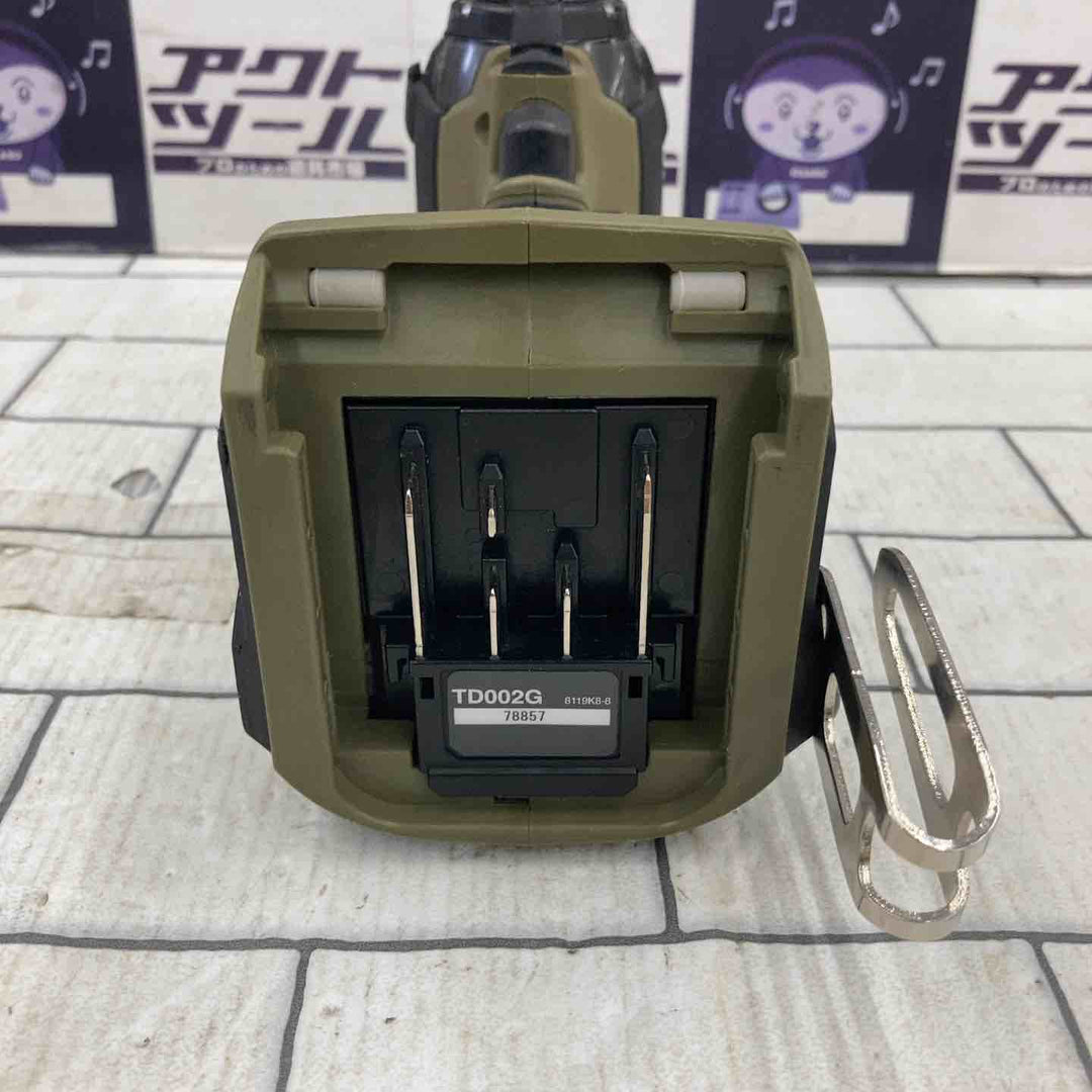 ★マキタ(makita) コードレスインパクトドライバー TD002GZO【所沢店】　(バッテリー1個付き)