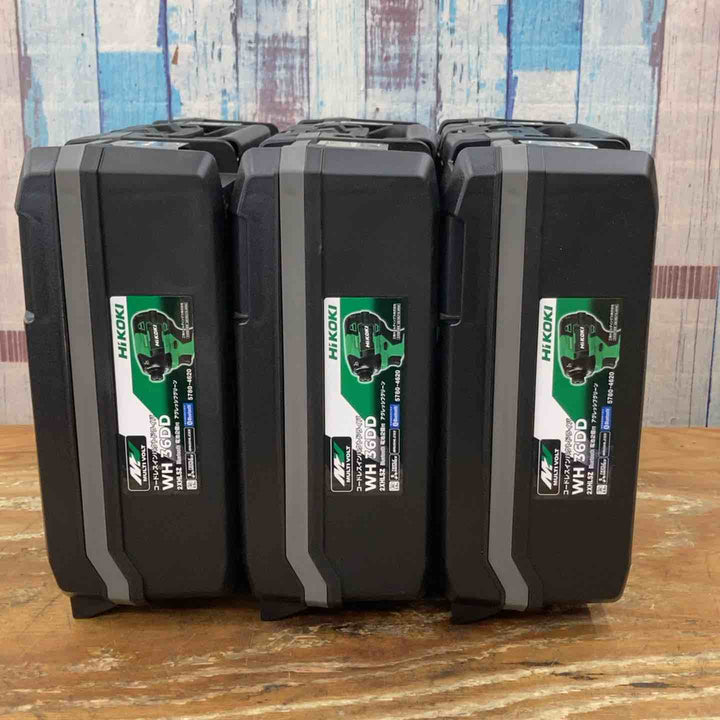 【未使用品】★ハイコーキ(HIKOKI) コードレスインパクトドライバ アグレッシブグリーン WH36DD(2XHLSZ) 3台セット【柏店】