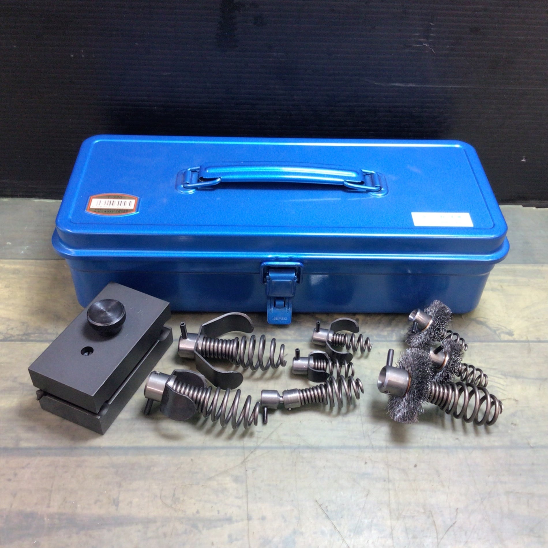 未使用品】〇カンツール ワイヤー清掃器用アクセサリー セット（ヘッド