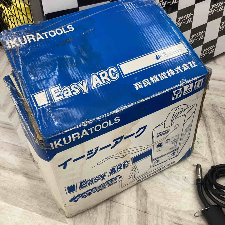 育良精機(イクラ/IKURA) 半自動溶接機 IS-H100SA 100V ノンガス半自動溶接機 薄板 DIY 現場 溶接作業【越谷店】