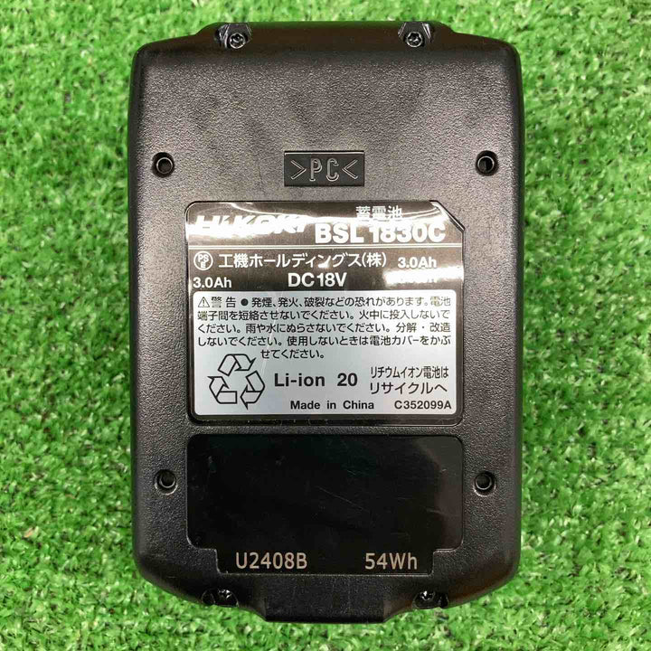【中古美品】 ハイコーキ/HIKOKI リチウムイオンバッテリー 18V/3.0Ah BSL1830C 【鴻巣店】