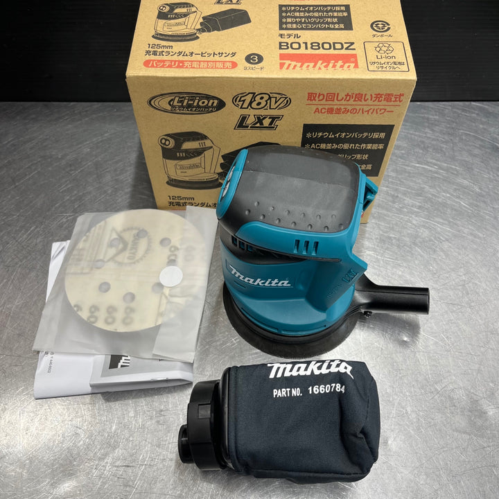【未使用(店頭展示品)】★マキタ(makita) コードレスランダムオービットサンダ BO180DZ【東大和店】