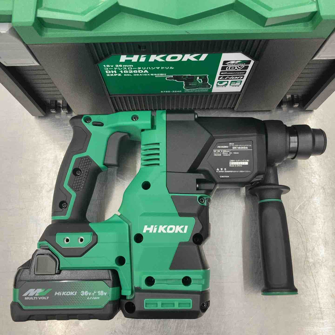 ★ハイコーキ(HIKOKI ※旧:日立工機) コードレスハンマドリル DH1826DA(2XPZ)【所沢店】