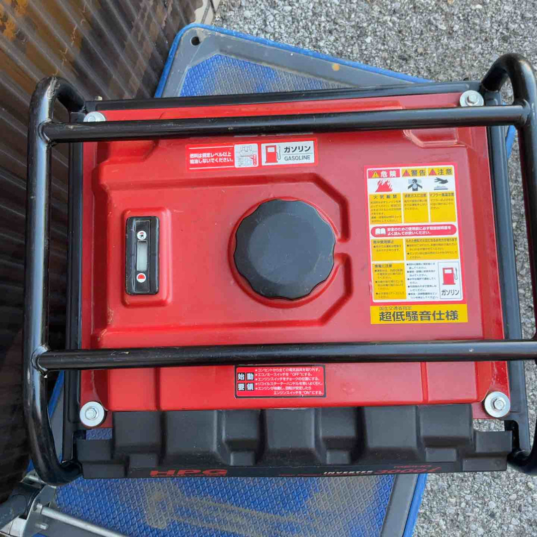 【店頭受取り限定】◇ワキタ(MEIHO) インバーター式ガソリン発電機 HPG3000i【草加店】
