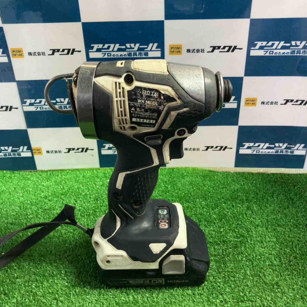 ◇ハイコーキ(HIKOKI ※旧:日立工機) コードレスインパクトドライバー  WH18DDL(NN)(S)ホワイト【草加店】