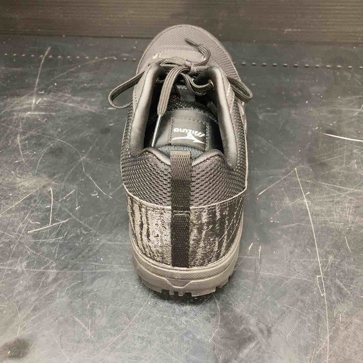 [ミズノ] 安全靴 オールマイティ VS 軽量 紐 メッシュ JSAA・普通作業用(A種) ブラック×シルバー 27 cm 3E【川越店】