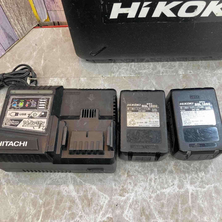 ★ハイコーキ(HIKOKI ※旧:日立工機) コードレスインパクトドライバー WH18DDL2(2LYPK)(B)【八潮店】