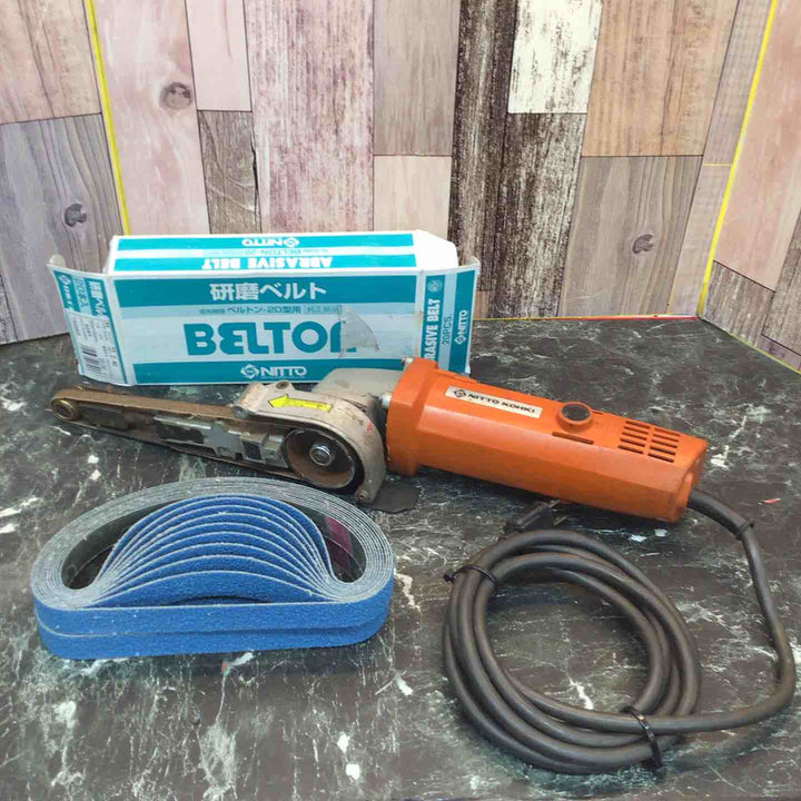 〇日東工器 ベルトサンダー EBS-20B ベルトン【八潮店】