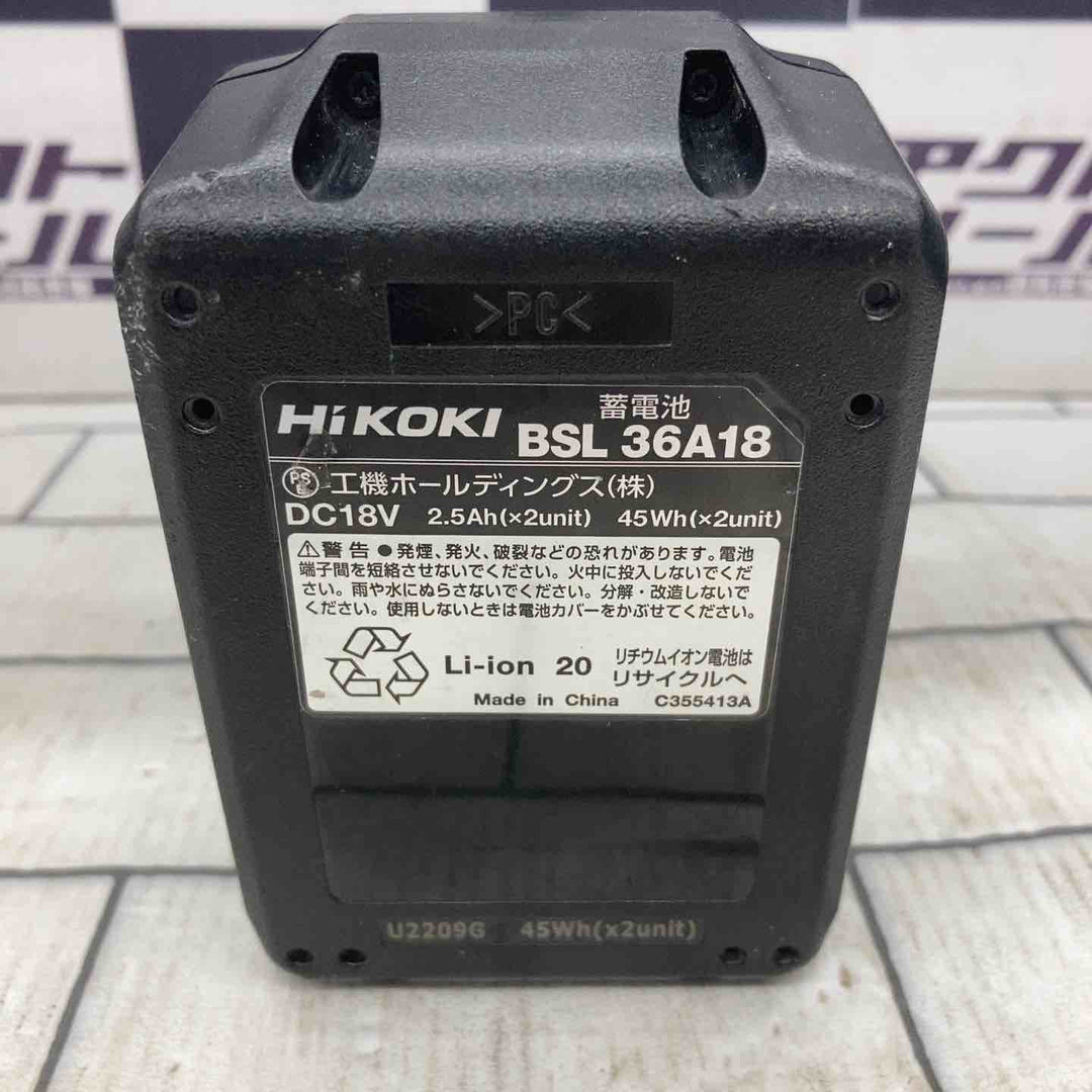 ★ハイコーキ(HIKOKI ※旧:日立工機) コードレス丸のこ C3606DA(SK)(NNB)【所沢店】