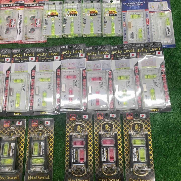 ▼18go【未開封/送料無料】水平器 磁石モデル マグネット付き 40個まとめ売り エビスダイヤモンド KOD シンワ等【川越店】