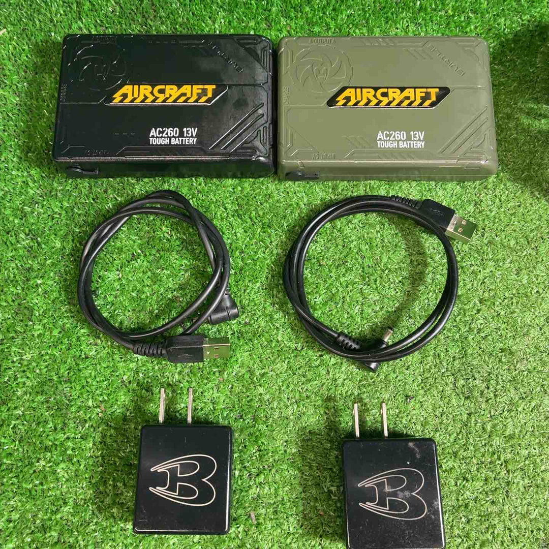 ◇バートル(BURTLE) 空調服 エアークラフト ファンユニット AC270/271 + バッテリー AC260 13V セット【藤沢店】