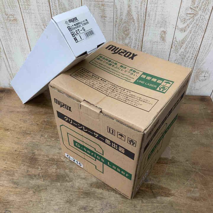 【未使用品】マイゾックス/MYZOX グリーンレーザー墨出器 G-210SR 三脚付属 受光器無し【柏店】