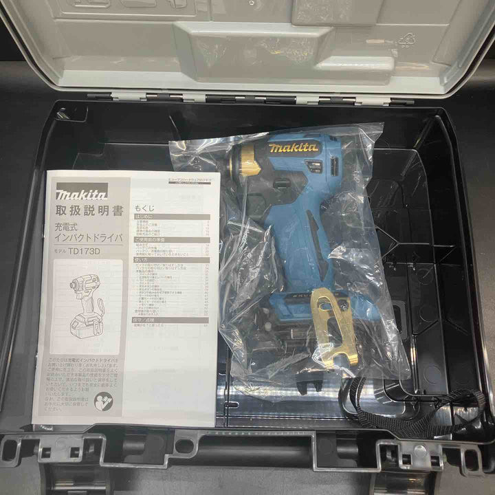 【未使用品】マキタ(makita) コードレスインパクトドライバー TD173DZPB　20周年限定カラー 本体+ケース付【川越店】