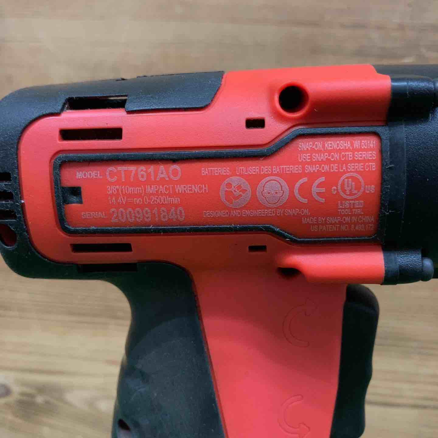 中古品】 スナップオン/Snap-on コードレスインパクトレンチ CT761AO