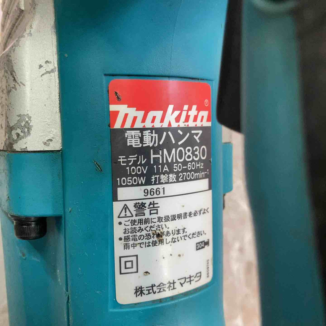 【中古品】マキタ makita 電動ハンマ HM0830 ハンドル無し ケース無し【八潮店】