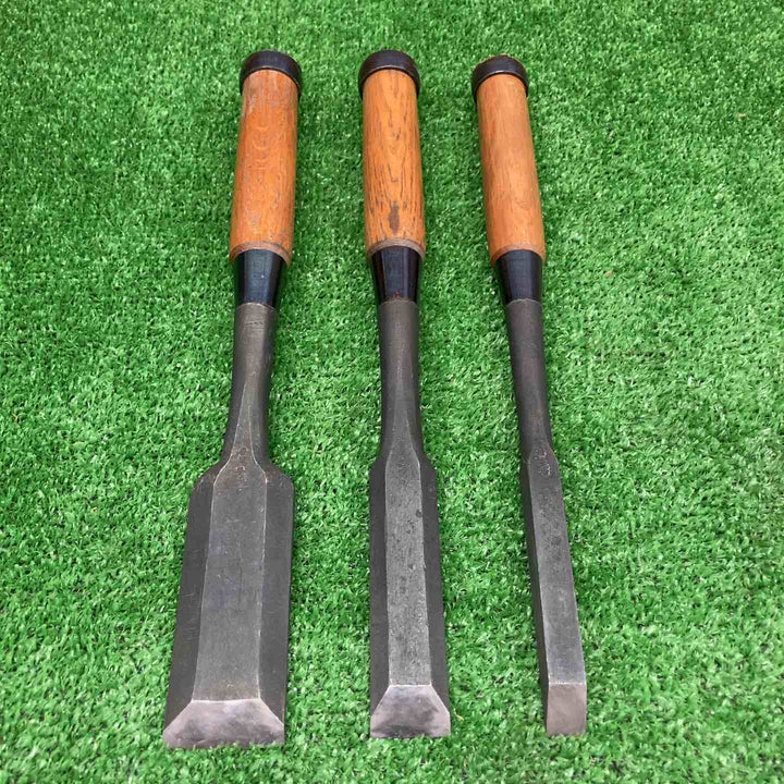 【中古・現状品】 是重 銘 鑿 のみ ＊3本組 【鴻巣店】