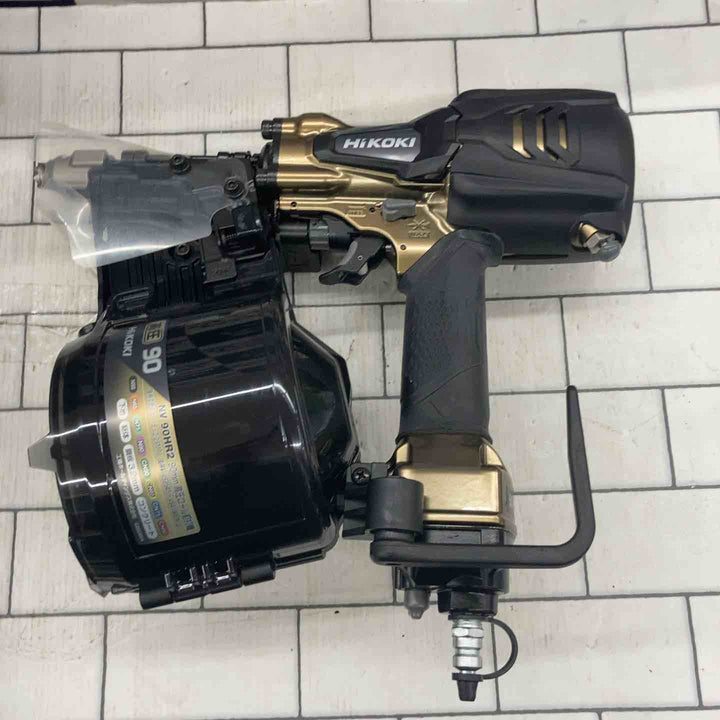 ★ハイコーキ(HIKOKI ※旧:日立工機) 高圧エア釘打ち機 NV90HR2(S)【所沢店】