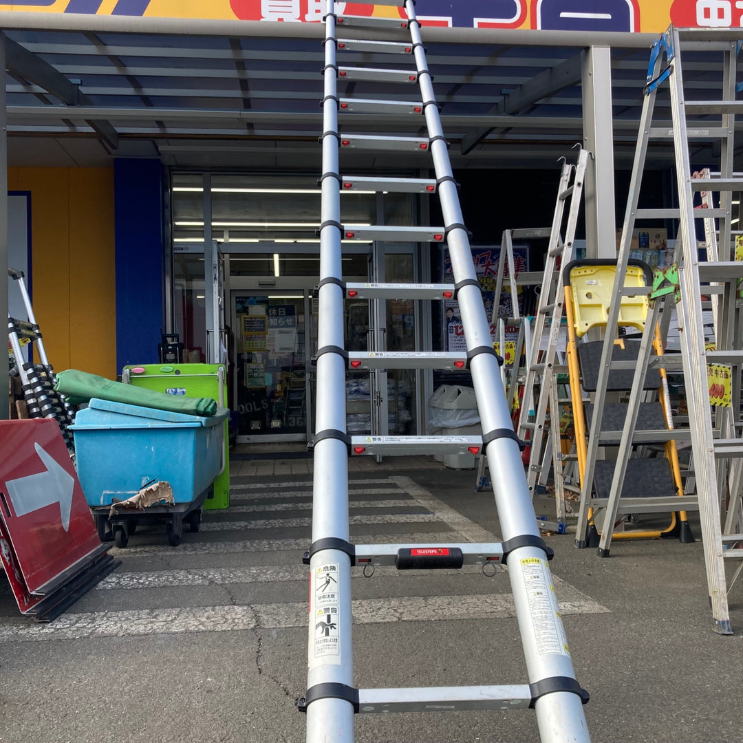 【中古品】Hasegawa(ハセガワ) コンパクト1連はしご HPS-38BC テレスコピックラダー【東大和店】