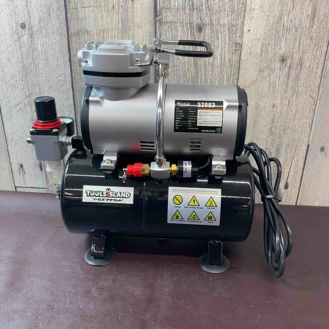 【未使用品(店頭展示品)】 ツールズアイランド(TOOLSISLAND) エアーブラシスターティング TKF011 コンプレッサ 【東大和店】