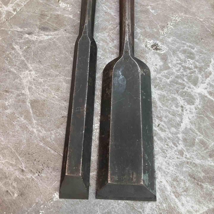 【中古品 美品】◇弘正 穴屋鑿 24㎜・48㎜ 2本セット 鑿 のみ 鉋【八潮店】