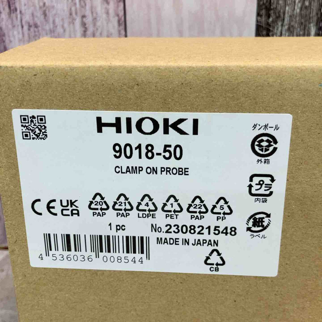 ◇HIOKI (日置電機) クランプオンプローブ 9018-50 ※9704変換アダプタ付き【八潮店】