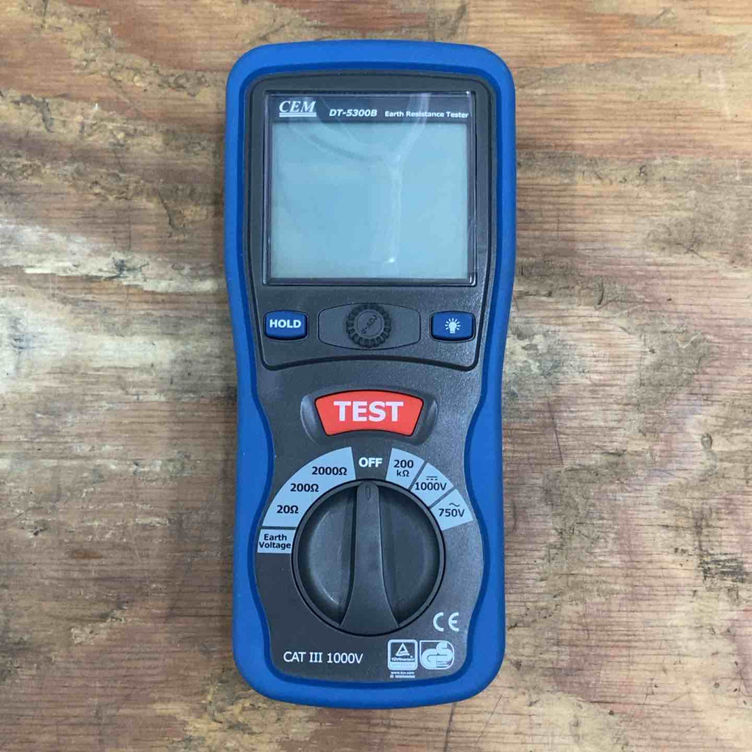【中古品】CEM 接地抵抗計 DT-5300B デジタル式【柏店】