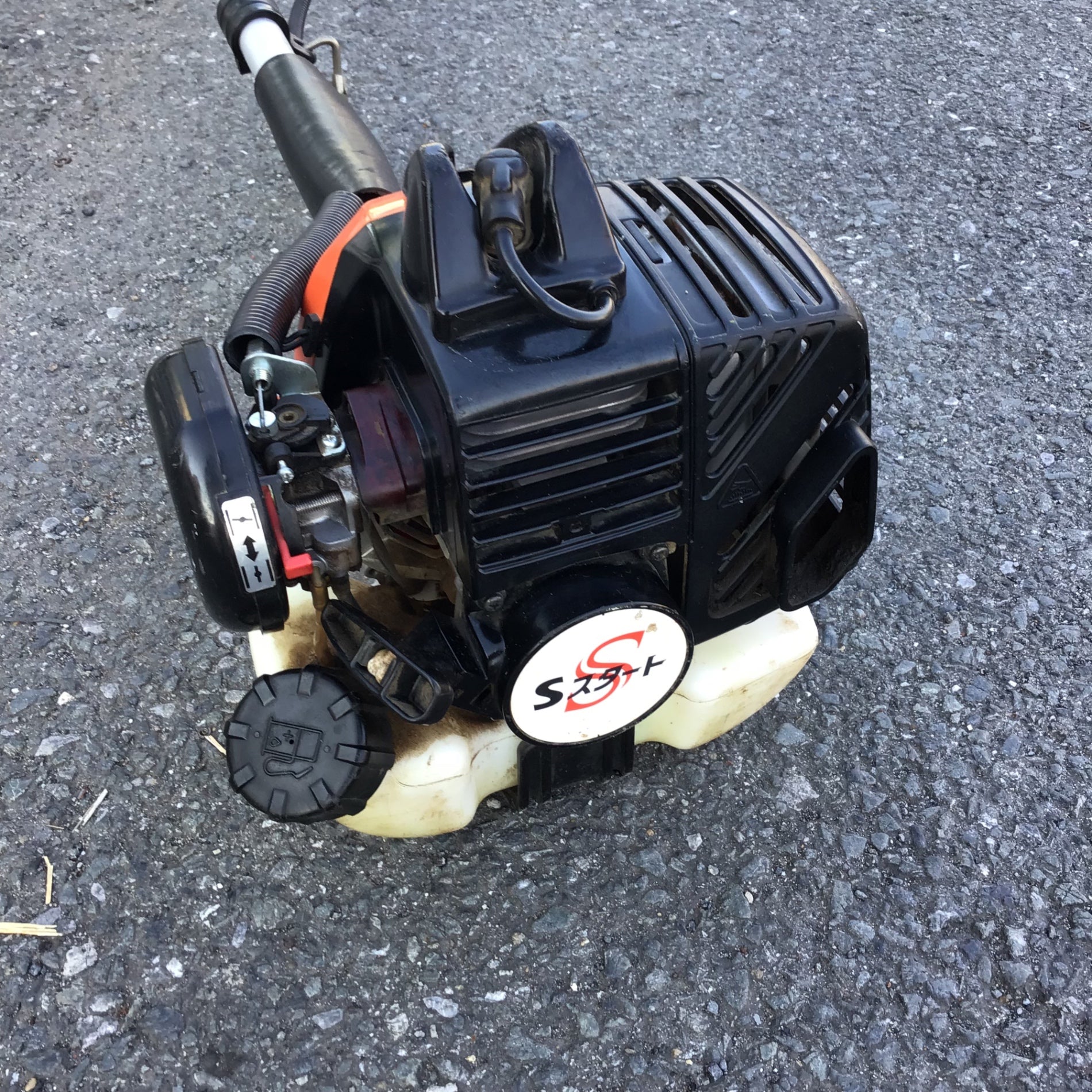 『動作確認済』　TANAKA 高出力エンジン草刈機26cc　愛知県豊田市引取限定 動作確認済』TANAKA エンジン草刈機 愛知県豊田市お引取限定