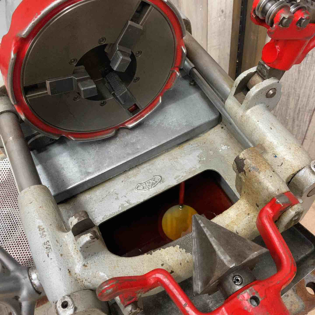 【中古品/店頭受取り限定】レッキス(REX) ねじ切り機 90A3 90AⅢ 旋盤 自動切上ダイヘッド2個付属【東大和店】