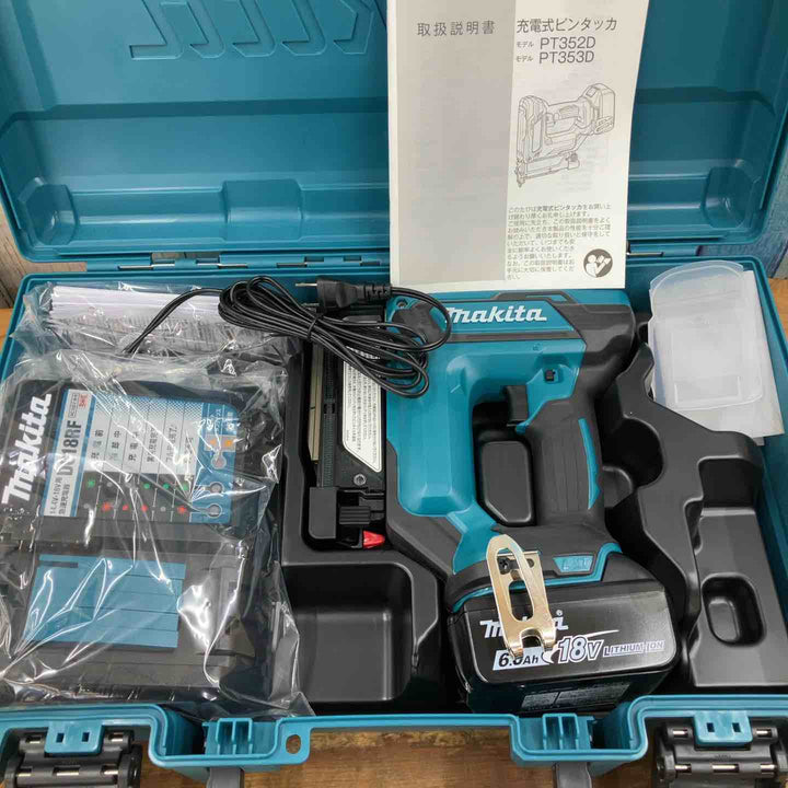 【未使用品】★マキタ(makita) コードレスピンネイラ PT353DRG 18V セット【柏店】