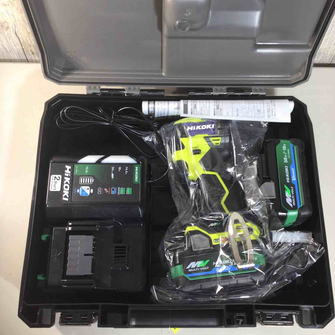 ★ハイコーキ(HIKOKI ※旧:日立工機) コードレスインパクトドライバ スパイダーイエロー WH36DD(2XHYSZ)【戸田店】