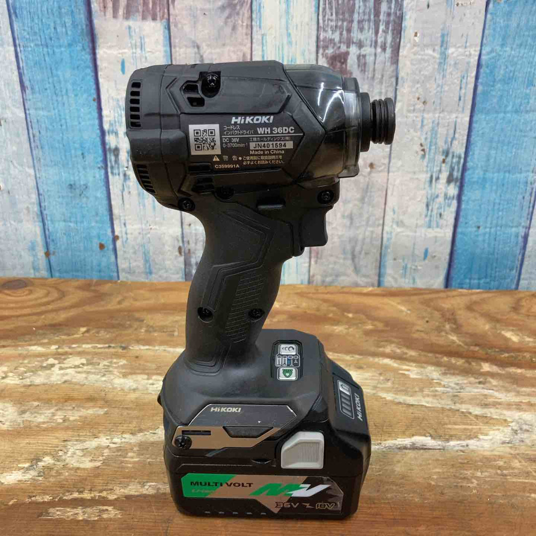 ★ハイコーキ(HIKOKI ※旧:日立工機) コードレスインパクトドライバー WH36DC(2XPSZ)(B)【柏店】