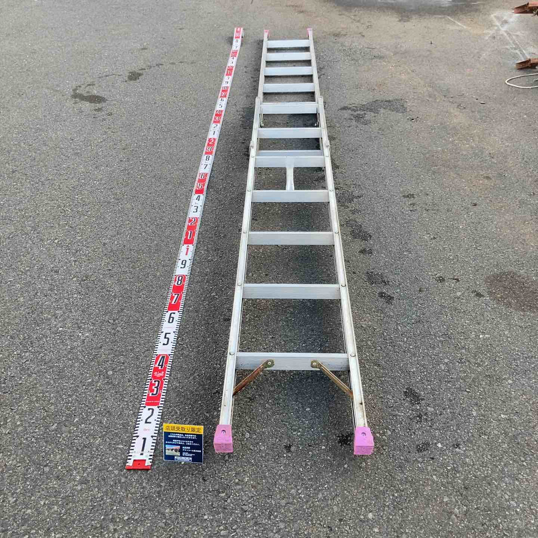 【中古品/店頭受取り限定】 アルインコ(ALINCO) ハンディロック式2連はしご4.02m ANP-40F 【東大和店】